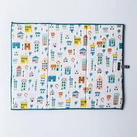 Harman Printed 'Uptown Houses' Microfibre Dish Drying Mat