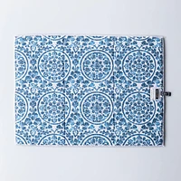 Harman Printed 'Medallion' Microfibre Dish Drying Mat (Blue)