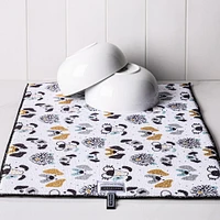 Harman Printed 'Pet Faces' Microfibre Dish Drying Mat