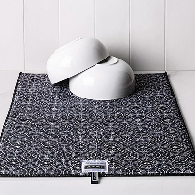 Harman Printed 'Dotted Tile' Microfibre Dish Drying Mat
