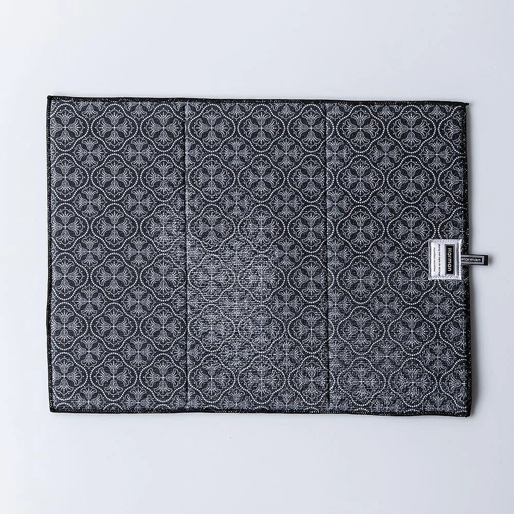 Harman Printed 'Dotted Tile' Microfibre Dish Drying Mat