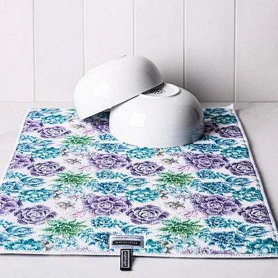 Harman Printed 'Succulent Garden' Microfibre Dish Drying Mat