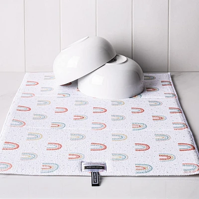 Harman Printed 'Rainbows' Microfibre Dish Drying Mat