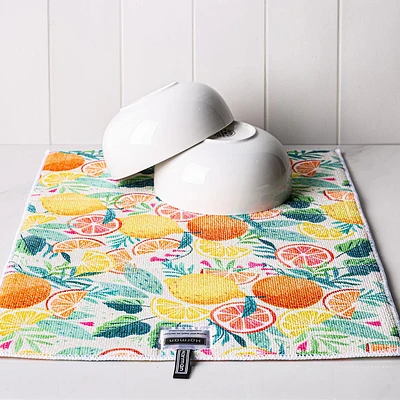 Harman Printed 'Citrus' Microfibre Dish Drying Mat