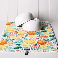 Harman Printed 'Citrus' Microfibre Dish Drying Mat