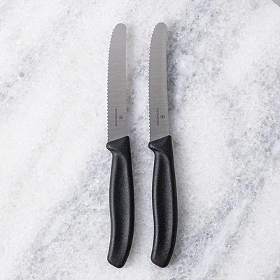 Victorinox Swiss Classic Serrated Utility Knife Combo Set of 2