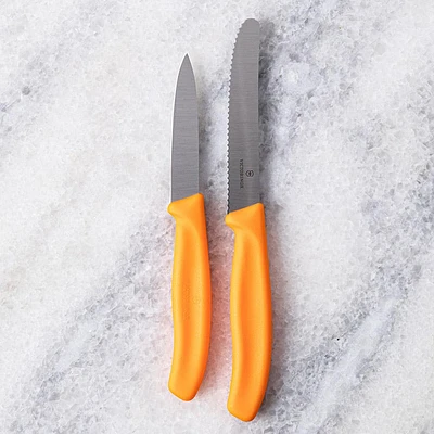 Victorinox Swiss Classic Paring-Utility Knife Combo Set of 2 (Orange)