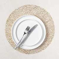 KSP Gather & Dine Tree Cut-Out Vinyl Placemat (Champagne Gold)