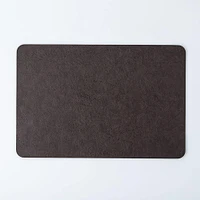 KSP Gather & Dine Supreme Leather Pvc Placemat (Dark Brown)