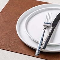 KSP Gather & Dine Supreme Leather Pvc Placemat (Coffee Brown)