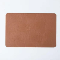 KSP Gather & Dine Supreme Leather Pvc Placemat (Coffee Brown)