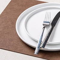 KSP Gather & Dine Supreme Leather Pvc Placemat (Land Grey)