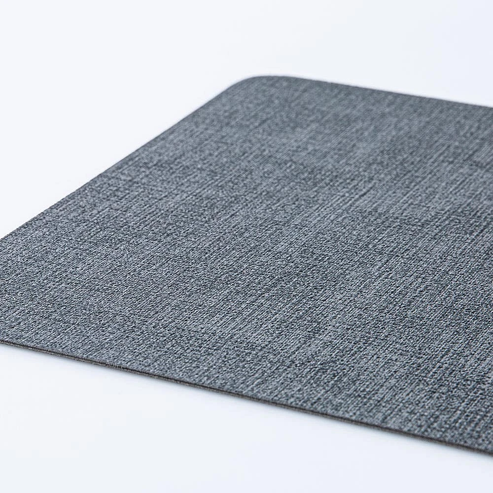KSP Gather & Dine Luxe Leather Pvc Placemat (Dark Grey)