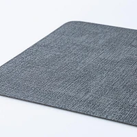 KSP Gather & Dine Luxe Leather Pvc Placemat (Dark Grey)