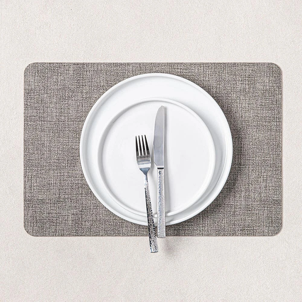 KSP Gather & Dine Luxe Leather Pvc Placemat