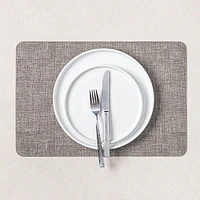 KSP Gather & Dine Luxe Leather Pvc Placemat