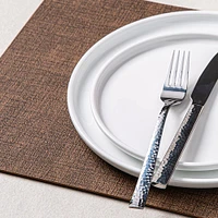 KSP Gather & Dine Luxe Leather Pvc Placemat (Coffee Brown)