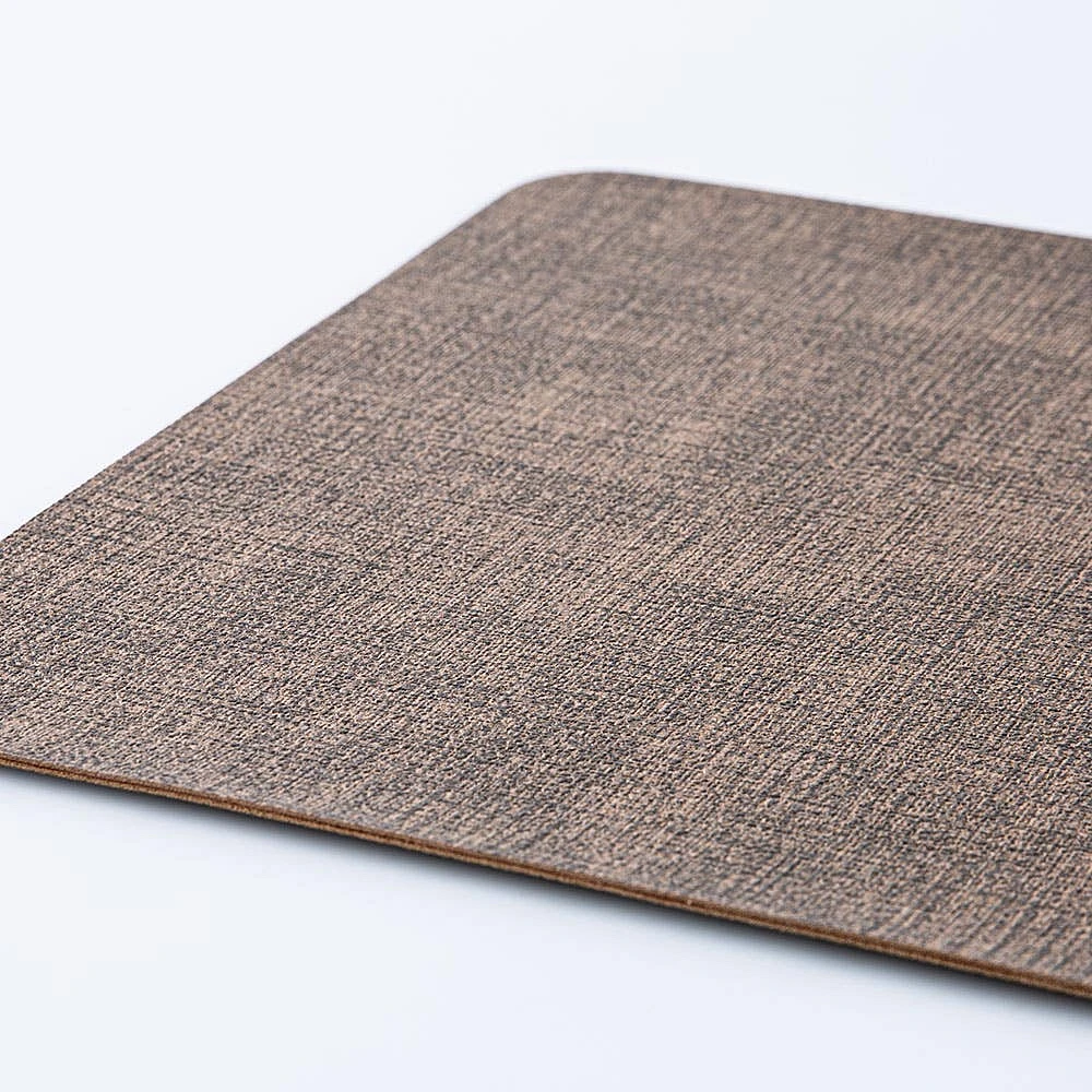 KSP Gather & Dine Luxe Leather Pvc Placemat (Coffee Brown)