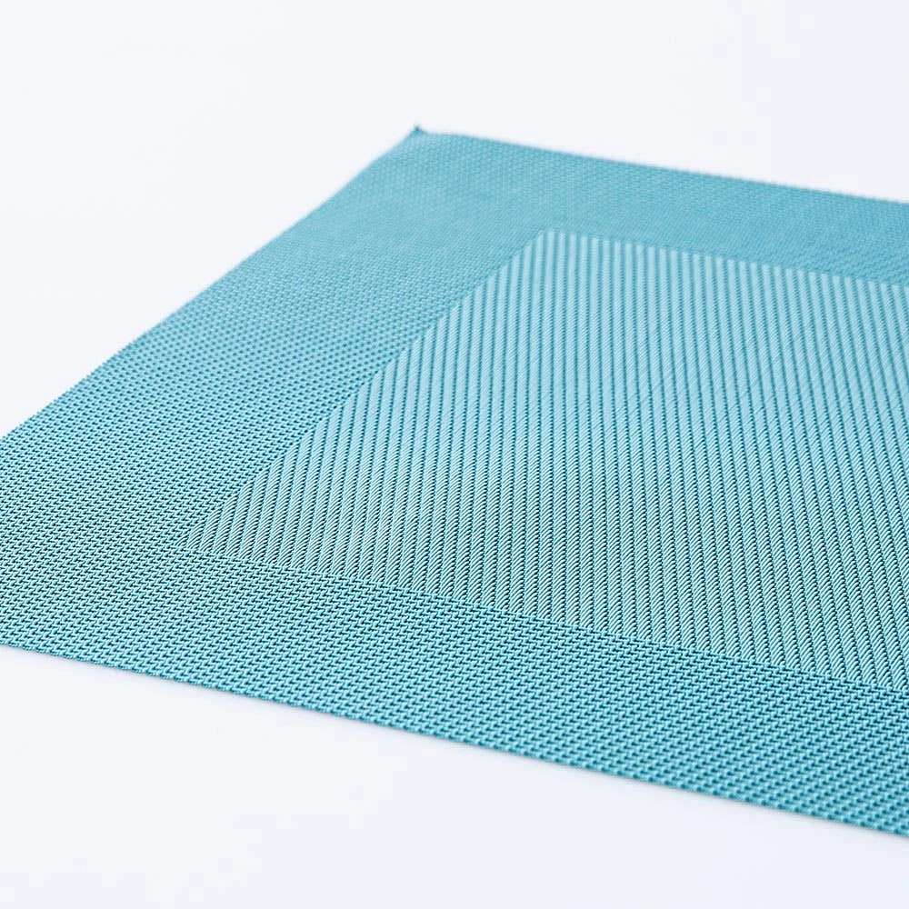 KSP Gather & Dine Bordered Vinyl Placemat (Sky Blue)
