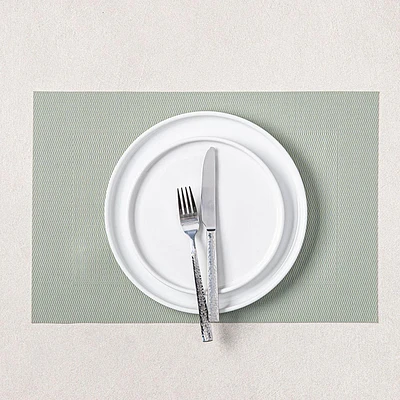 KSP Gather & Dine Bordered Vinyl Placemat (Mint Sage)