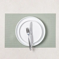 KSP Gather & Dine Bordered Vinyl Placemat (Mint Sage)