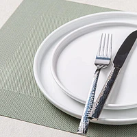 KSP Gather & Dine Bordered Vinyl Placemat (Mint Sage)