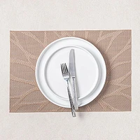 KSP Gather & Dine Bloom Vinyl Placemat (Champagne)