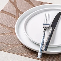 KSP Gather & Dine Bloom Vinyl Placemat (Champagne)
