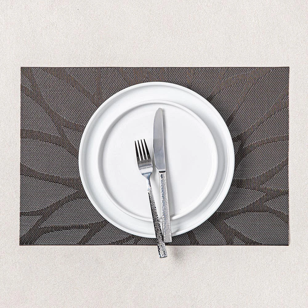 KSP Gather & Dine Bloom Vinyl Placemat (Black)