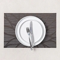 KSP Gather & Dine Bloom Vinyl Placemat (Black)