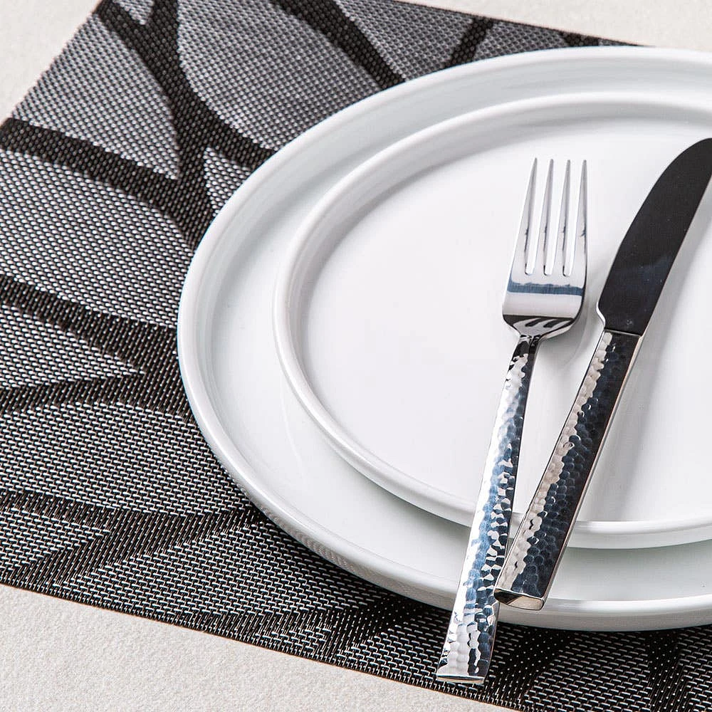 KSP Gather & Dine Bloom Vinyl Placemat (Black)