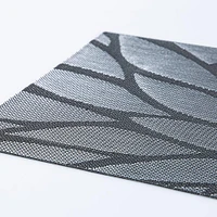 KSP Gather & Dine Bloom Vinyl Placemat (Black)