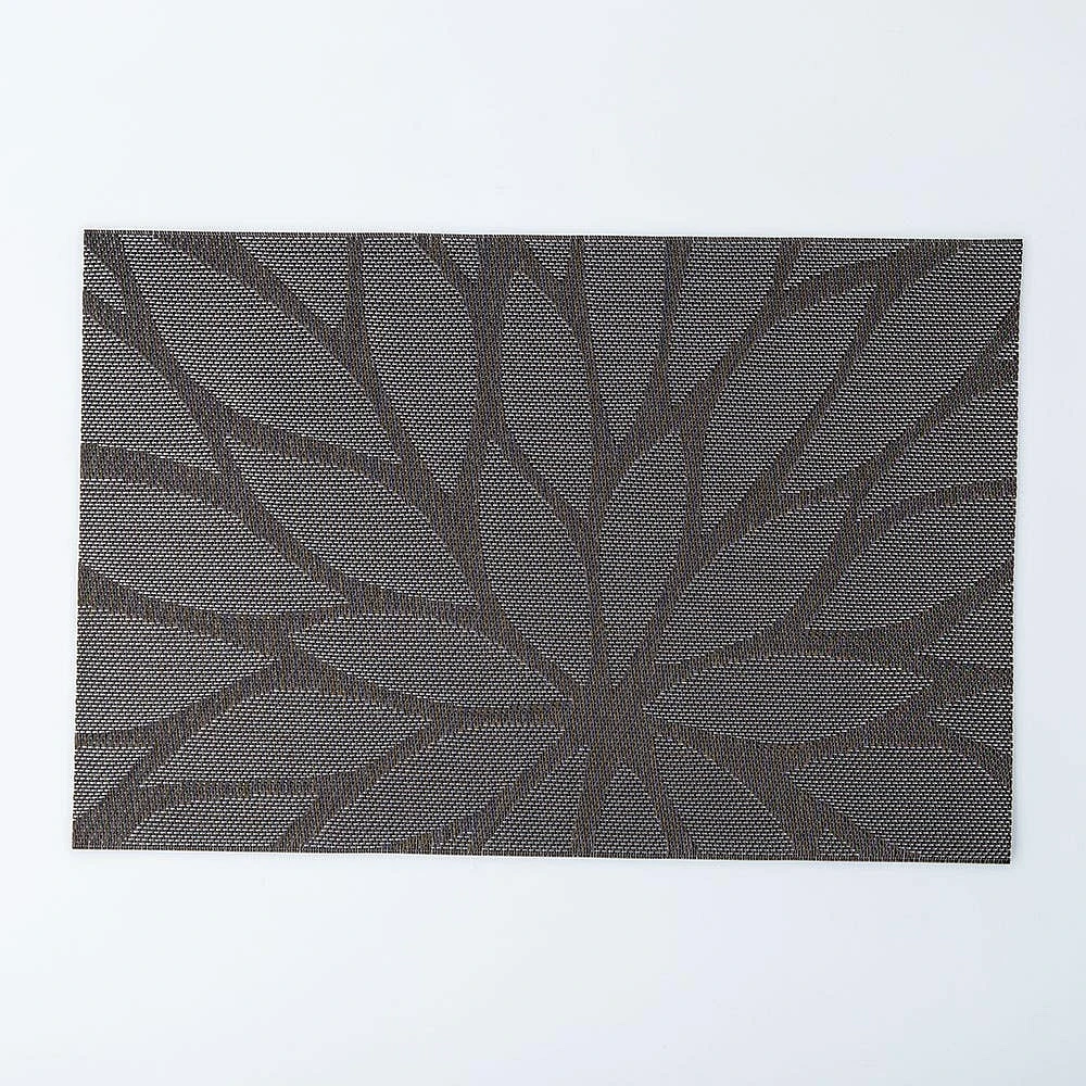 KSP Gather & Dine Bloom Vinyl Placemat (Black)
