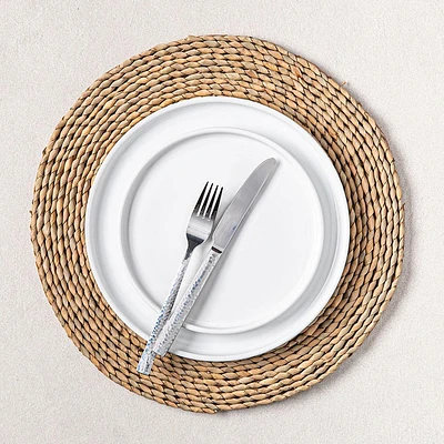 KSP Gather & Dine Weave Rush Straw Placemat (Natural)