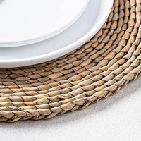 KSP Gather & Dine Weave Rush Straw Placemat (Natural)