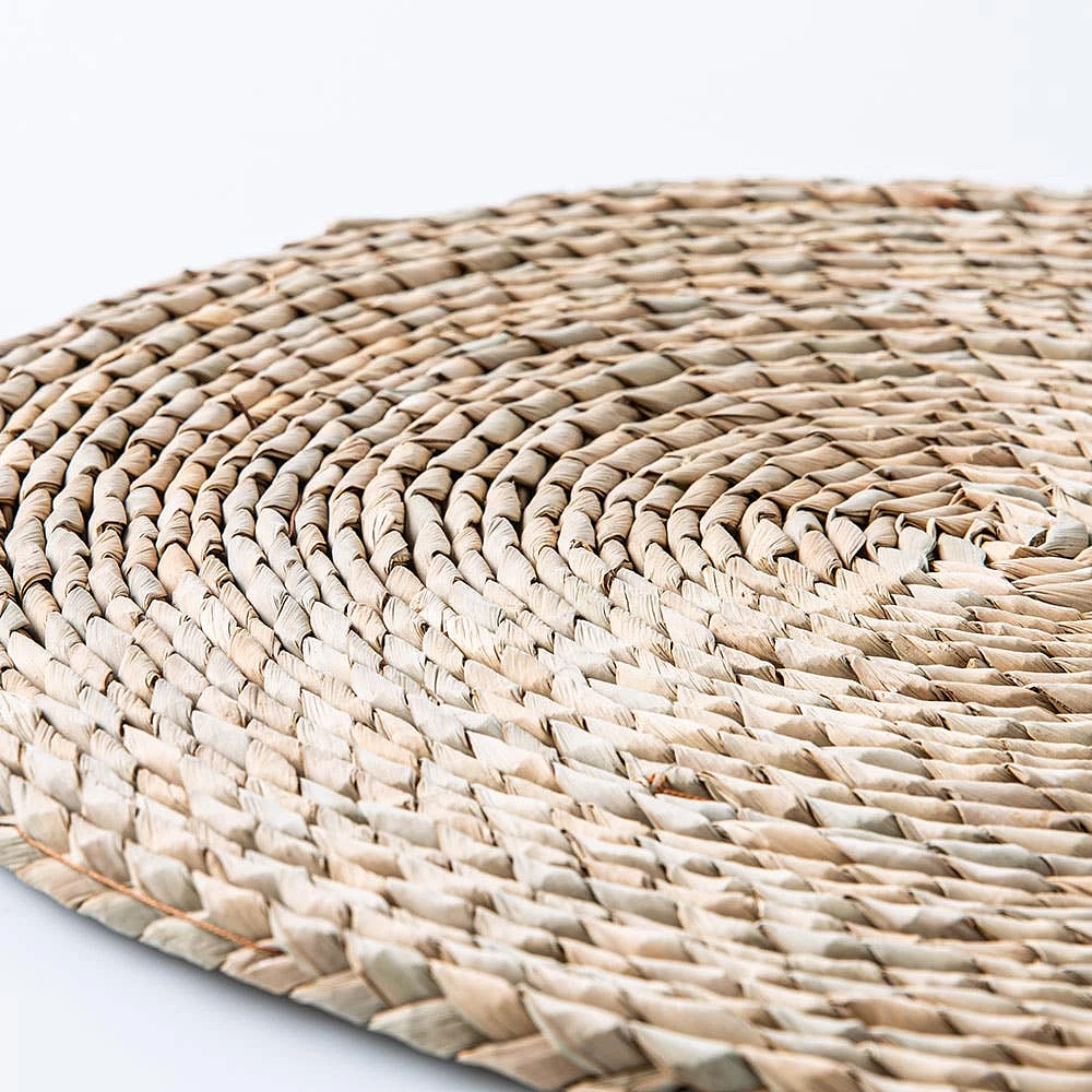 KSP Gather & Dine Weave Rush Straw Placemat (Natural)