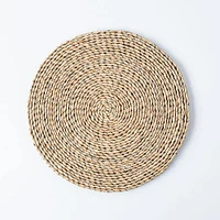 KSP Gather & Dine Weave Rush Straw Placemat (Natural)