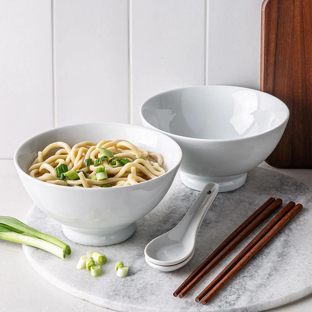 Bia  Noodle Bowl with Chopsticks - Set of 6