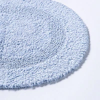KSP Plush Oval Cotton Bathmat Reversible (Lavender)