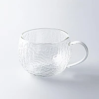 KSP Ripple Glass Mugs - Set/2 270ml (Clear)