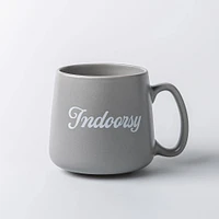 KSP Hug 'Indoorsy' Porcelain Mug 20oz./580ml (Grey)