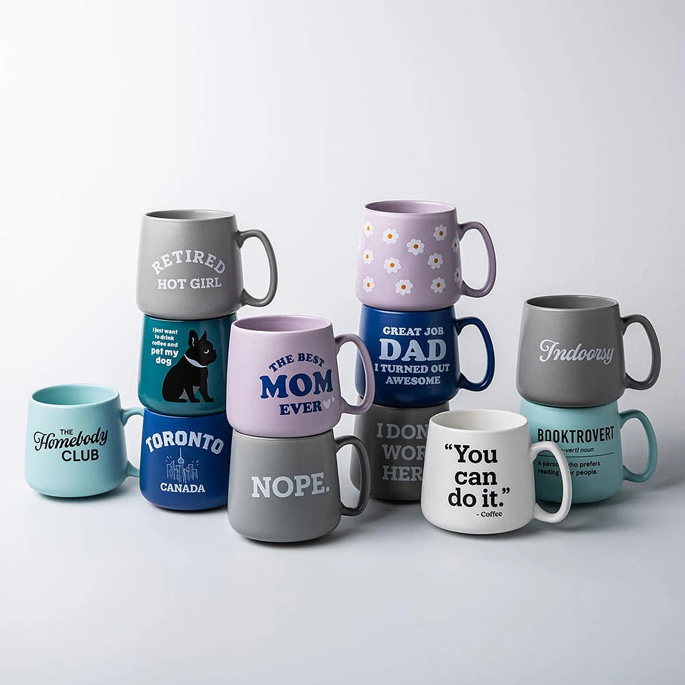 KSP Hug 'Booktrovert' Porcelain Mug 20oz./580ml (Teal)