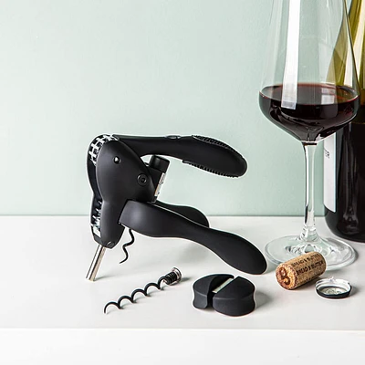 Rabbit Original Lever Corkscrew (Black)