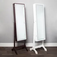 KSP Sophia Floor Mirror LED Jewelry Cabinet () 48 x 40 x 161 cm