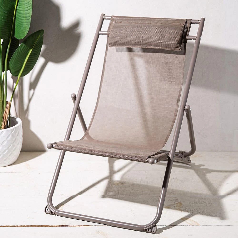 KSP Shore Lounge Chair with Pillow (Taupe)