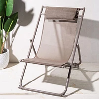 KSP Shore Lounge Chair with Pillow (Taupe)