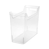 Sterilit Narrow Shelf Bin 13 x 5.4 x 9.8" (Clear)