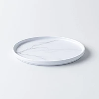 KSP Enzo Melamine Side Plate 8.5" Dia. (Marble White)