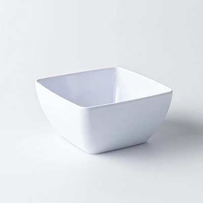 KSP Drift Melamine Pinch Bowl Square 5" sq. (White)