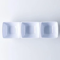 KSP Trio Melamine 3-Section Serve Tray 14.5